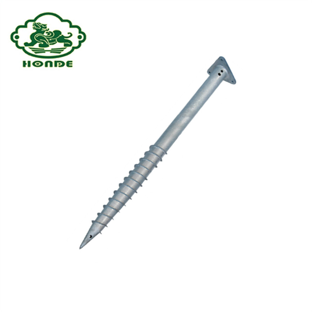 Ground screws for urban construction